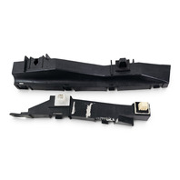 2004-2008 Acura TL Rear/Left Bumper Side Bracket Set Upper Lower 71599-SEP-A01, 71598-SEP-A00, F059, OEM, 2004, 2005, 2006, 2007, 2008