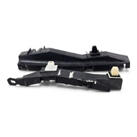 2004-2008 Acura TL Rear/Left Bumper Side Bracket Set Upper Lower 71599-SEP-A01, 71598-SEP-A00, F059, OEM, 2004, 2005, 2006, 2007, 2008