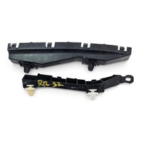 2004-2008 Acura TL Rear/Right Bumper Side Bracket Set Upper Lower 71594-SEP-A01, 71593-SEP-A00, F059, OEM, 2004, 2005, 2006, 2007, 2008