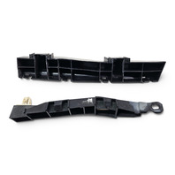 2004-2008 Acura TL Rear/Right Bumper Side Bracket Set Upper Lower 71594-SEP-A01, 71593-SEP-A00, F059, OEM, 2004, 2005, 2006, 2007, 2008