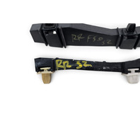 2004-2008 Acura TL Rear/Right Bumper Side Bracket Set Upper Lower 71594-SEP-A01, 71593-SEP-A00, F059, OEM, 2004, 2005, 2006, 2007, 2008