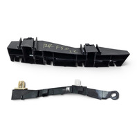 2004-2008 Acura TL Rear/Right Bumper Side Bracket Set Upper Lower 71594-SEP-A01, 71593-SEP-A00, F059, OEM, 2004, 2005, 2006, 2007, 2008