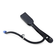 2005-2008 Acura TL Seat Belt Buckle Front Left Graphite Black, 04816-SEP-A11ZA, F059, OEM, 2005, 2006, 2007, 2008