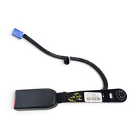 2005-2008 Acura TL Seat Belt Buckle Front Left Graphite Black, 04816-SEP-A11ZA, F059, OEM, 2005, 2006, 2007, 2008