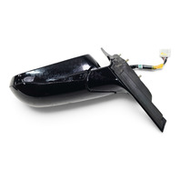 2007-2008 Acura TL Left/Driver Side View Mirror Black 76250-SEP-A12ZC, F059, OEM, 2007, 2008