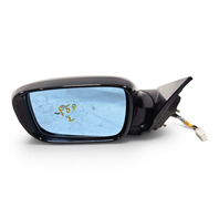 2007-2008 Acura TL Left/Driver Side View Mirror Black 76250-SEP-A12ZC, F059, OEM, 2007, 2008