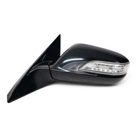 2007-2008 Acura TL Left/Driver Side View Mirror Black 76250-SEP-A12ZC, F059, OEM, 2007, 2008
