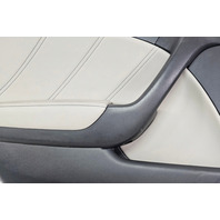 2007-2008 Acura TL Type-S Rear Left Door Panel Trim Black/Gray 83786-SEP-A11ZB, F059, OEM, 2007, 2008