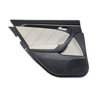 2007-2008 Acura TL Type-S Rear Left Door Panel Trim Black/Gray 83786-SEP-A11ZB, F059, OEM, 2007, 2008