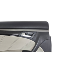 2007-2008 Acura TL Type-S Rear Left Door Panel Trim Black/Gray 83786-SEP-A11ZB, F059, OEM, 2007, 2008