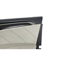 2007-2008 Acura TL Type-S Front Right Door Panel Trim Black/Gray, 83536-SEP-A13ZB, F059, OEM, 2007, 2008