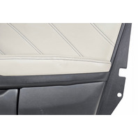 2007-2008 Acura TL Type-S Front Right Door Panel Trim Black/Gray, 83536-SEP-A13ZB, F059, OEM, 2007, 2008