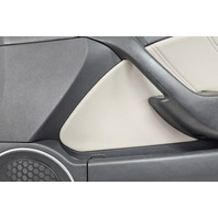 2007-2008 Acura TL Type-S Front Right Door Panel Trim Black/Gray, 83536-SEP-A13ZB, F059, OEM, 2007, 2008