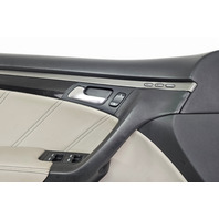 2007-2008 Acura TL Type-S Front Left Door Panel Lining Trim Black/Gray, 83586-SEP-A13ZB, F059, OEM, 2007, 2008