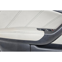 2007-2008 Acura TL Type-S Front Left Door Panel Lining Trim Black/Gray, 83586-SEP-A13ZB, F059, OEM, 2007, 2008