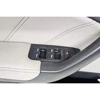 2007-2008 Acura TL Type-S Front Left Door Panel Lining Trim Black/Gray, 83586-SEP-A13ZB, F059, OEM, 2007, 2008