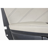 2007-2008 Acura TL Type-S Front Left Door Panel Lining Trim Black/Gray, 83586-SEP-A13ZB, F059, OEM, 2007, 2008