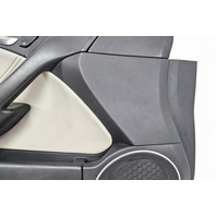 2007-2008 Acura TL Type-S Front Left Door Panel Lining Trim Black/Gray, 83586-SEP-A13ZB, F059, OEM, 2007, 2008