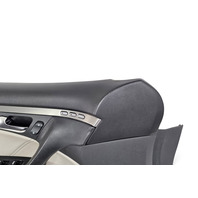 2007-2008 Acura TL Type-S Front Left Door Panel Lining Trim Black/Gray, 83586-SEP-A13ZB, F059, OEM, 2007, 2008