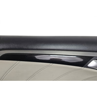 2007-2008 Acura TL Type-S Front Left Door Panel Lining Trim Black/Gray, 83586-SEP-A13ZB, F059, OEM, 2007, 2008