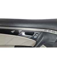 2007-2008 Acura TL Type-S Front Left Door Panel Lining Trim Black/Gray, 83586-SEP-A13ZB, F059, OEM, 2007, 2008