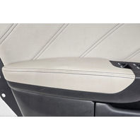 2007-2008 Acura TL Type-S Front Left Door Panel Lining Trim Black/Gray, 83586-SEP-A13ZB, F059, OEM, 2007, 2008