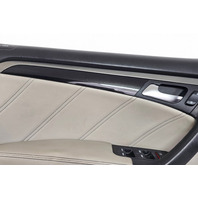 2007-2008 Acura TL Type-S Front Left Door Panel Lining Trim Black/Gray, 83586-SEP-A13ZB, F059, OEM, 2007, 2008