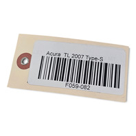 2005-2008 Acura TL High/Low Note Horn Assembly 38150-SEP-306, 38100-SEP-306, F059, OEM, 2005, 2006, 2007, 2008