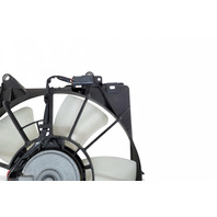 Honda HR-V HRV 16-21 Left Condenser Radiator Cooling Fan w/ Shroud, 38616-5R1-003, 19015-51B-H01, RNDM, OEM, 2016, 2017, 2018, 2019, 2020, 2021