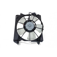 Honda HR-V HRV 16-21 Left Condenser Radiator Cooling Fan w/ Shroud, 38616-5R1-003, 19015-51B-H01, RNDM, OEM, 2016, 2017, 2018, 2019, 2020, 2021