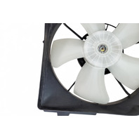 Honda HR-V HRV 16-21 Left Condenser Radiator Cooling Fan w/ Shroud, 38616-5R1-003, 19015-51B-H01, RNDM, OEM, 2016, 2017, 2018, 2019, 2020, 2021