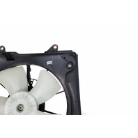 Honda HR-V HRV 16-21 Left Condenser Radiator Cooling Fan w/ Shroud, 38616-5R1-003, 19015-51B-H01, RNDM, OEM, 2016, 2017, 2018, 2019, 2020, 2021