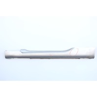 Nissan 350Z 04-09 Coupe Rocker Panel Molding, Left/Driver Side Silver Factory, A585, OEM, 2004, 2005, 2006, 2007, 2008, 2009