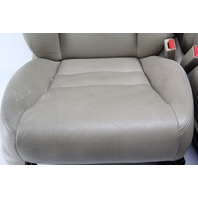 Honda Accord 05-07 Sedan Hybrid Left/Right Side Seat w/ Head Rest Tan Leather Set, A711, OEM, 2005, 2006, 2007