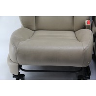 Honda Accord 05-07 Sedan Hybrid Left/Right Side Seat w/ Head Rest Tan Leather Set, A711, OEM, 2005, 2006, 2007