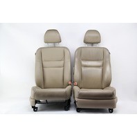 Honda Accord 05-07 Sedan Hybrid Left/Right Side Seat w/ Head Rest Tan Leather Set, A711, OEM, 2005, 2006, 2007