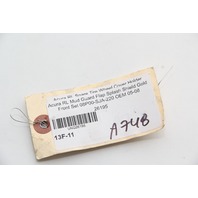 Acura RL 05-08 Mud Guard Flap Splash Shield Gold Front Set 08P00-SJA-220, A748, OEM, 2005, 2006, 2007, 2008