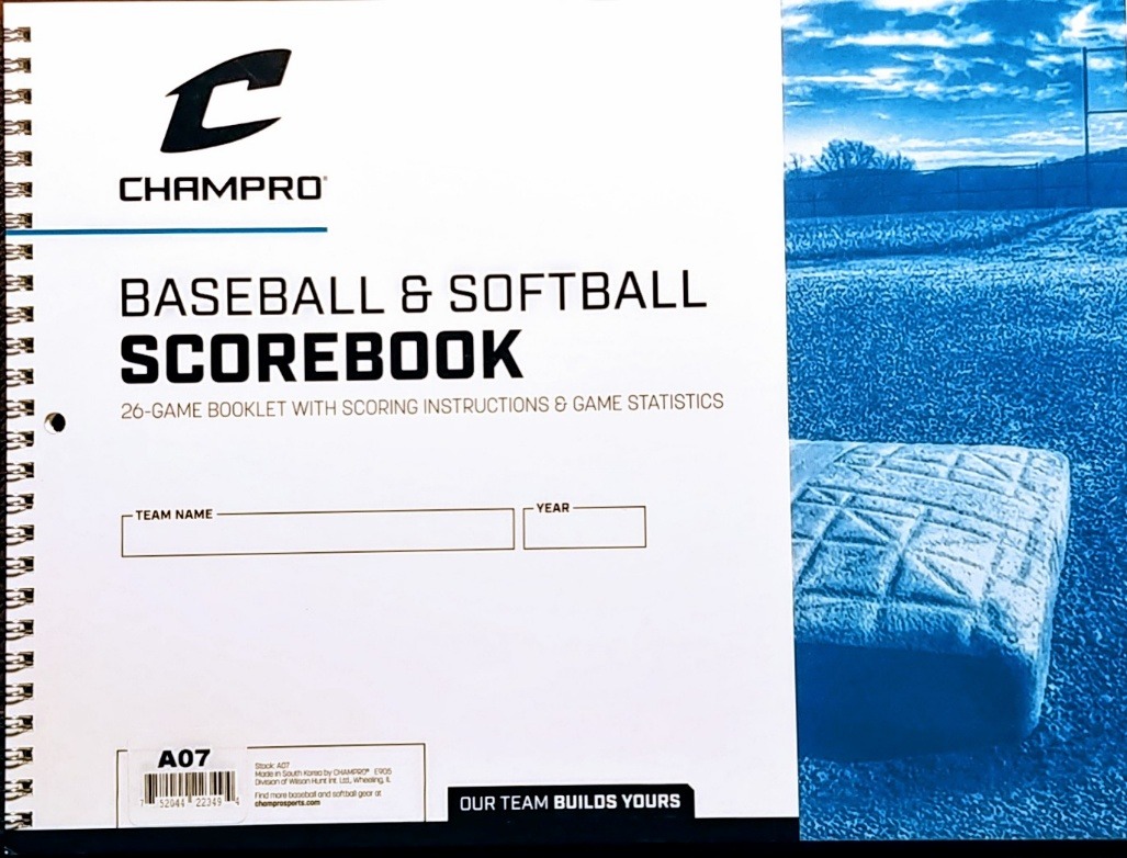 Baseball Scorebook Softball Scorebook Champro Official Baseball