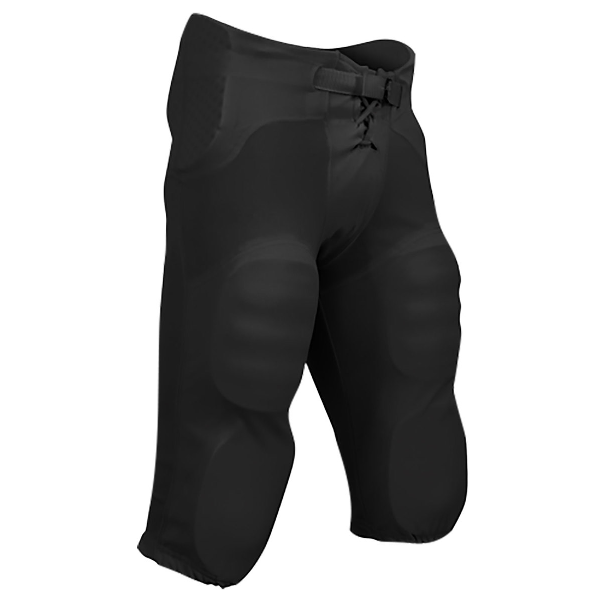 Built-In Pads BLACK Game Pants Champro Football ADULT Integrated Practice