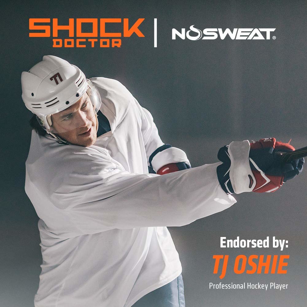 Shock Doctor NoSweat Helmet or HAT Liners Avoid Eye-Burn /& Odor Absorbs Sweat