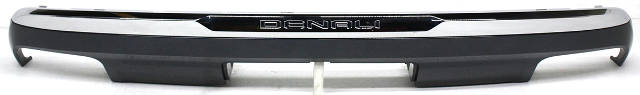 Blemished Rear Fascia, Lower Bumper Cover Assembly. ONLY for Denali models with Dual Exhaust and Chrome lower skid, and 2020 models with build date from 11/29/19 May have other minor imperfections. The color of the part can look different, on different monitors. Please match part numbers and double check the color before purchasing.** ### Photos ![