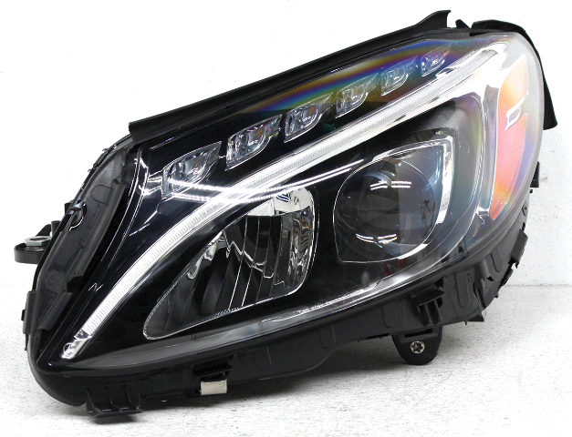 Blemished Static, NON-adaptive. Does NOT fit AMG models! ONLY fits 2015-2016 C-Class (205 Type) Sedan models. Lens surface may have minor marks from storage. May have other minor imperfections. Please match part numbers before purchasing.** ### Photos ![