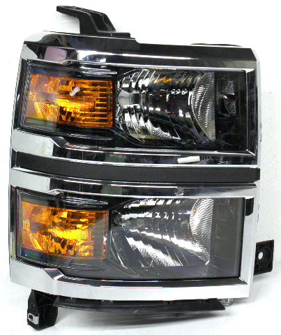 Blemished FITMENT NOTES: Halogen Reflector type. Chrome trim. ONLY for models with Chrome Grille. Lens surface may have marks from storage or use. May have other minor imperfections. Please match part numbers before purchasing.** ### Photos ![