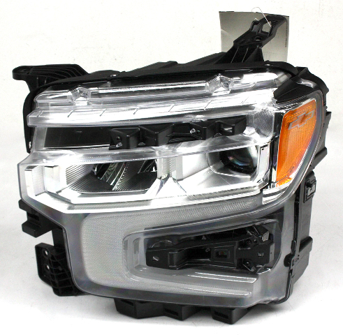 Blemished FITMENT NOTES: Chrome bezel, LED reflector type with Amber tracer animation, w/OUT high intensity. Does not fit Standard Cab, Special Services (SSV), or Work Truck (WT) models. WARNING: May require programming for proper functionality. Lens surface may have marks. May have other minor imperfections. The color of the part can look different, on different monitors. Please match part numbers and double check the color before purchasing.** ### Photos ![