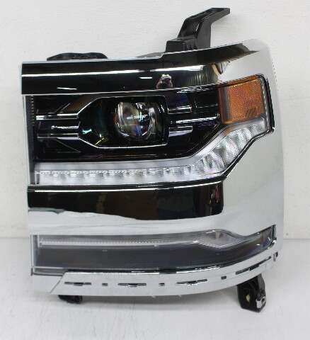 Blemished Module included. Chrome trim is NOT included and must be purchased separately from dealer. FITMENT NOTES: Chrome bezel, LED type (Option T4L) with LED accents and turn signal. Lens surface may have marks. May have other minor imperfections. Please match part numbers before purchasing.** ### Photos ![