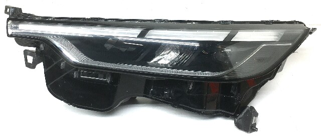 Blemished Left (driver) side headlamp, LED type with Auto Leveling feature. WARNING: For proper functionality, system may require dealer level programming after installation. Lens surface may have marks. May have other minor imperfections. Please match part numbers before purchasing.** ### Photos ![