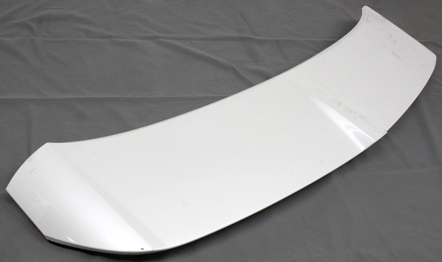 Blemished FITMENT NOTES: Rear upper liftgate mounted spoiler and third brake lamp. NOTE: Part is painted, but has scratches and may need to be refinished or repainted at the buyers discretion. May have other minor imperfections. The color of the part can look different, on different monitors. Please match part numbers and double check the color before purchasing.** ### Photos ![