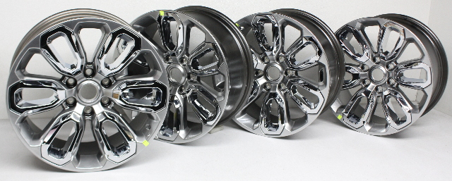 ダッチRAM1500 クロームホイールセット 20インチ Set of 4 OEM 20 Inch Wheels For Ram 1500 5YD581D5AA Gray with
