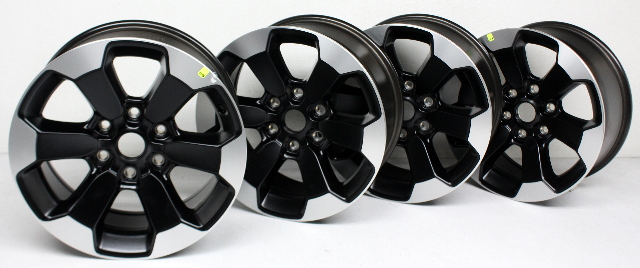 Set Of 4 OEM 18 Inch Wheels For Ram 1500 0475534AA Polished Black