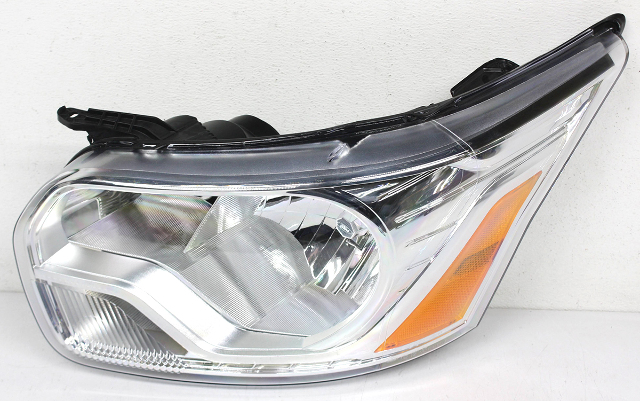 Blemished FITMENT NOTES: Chrome trim bezel, Halogen type. ONLY for Cargo, Crew, and Passenger models. Does NOT fit Cab & Chassis or Cutaway models. Lens surface may have marks. May have other minor imperfections. It may have marks from storage and handling but overall in original working condition. The color of the part can look different, on different monitors. Please match part numbers and double check the color before purchasing.** ### Photos ![